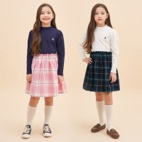 BEANPOLE KIDS 빈폴키즈 OFFBEANPOLE KIDS 헤릿체크 배색 골지 원피스