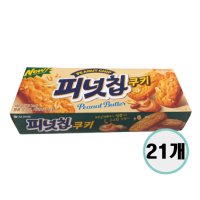 오리온 피넛칩 쿠키 104g 21개 박스