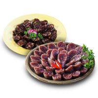 백암순대 찰순대 1kg 고기순대 1kg 밀키트 간식 술안주