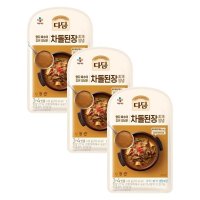 CJ 장 다담 차돌된장찌개양념 된장찌개 집된장 홈쿡 145g 3개 1세트