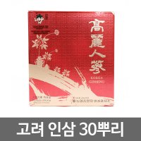 고려 인삼 중편 30뿌리 백삼 곡삼 4년근 1등급