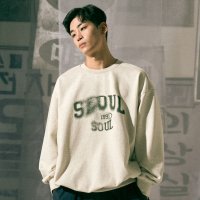 [무료배송]  SEOUL 1991 SOUL SWEATSHIRT OATMEAL MELANGE