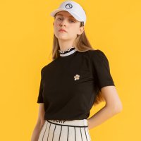 맥키 골프 데이지 퍼프 반팔 티셔츠 여성 골프웨어