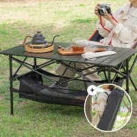 캠핑용품 폴딩 식탁 야외용 탁자 경량 접이식 롤 테이블