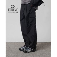 DIMITRI 여름용 VLAD 워터프루프 와이드 카고 팬츠 여름용 VLAD WATERPROOF CARGO PANTS BLAC