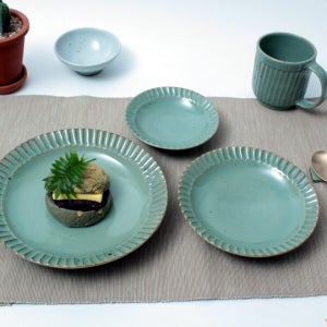 청자선각브런치세트, 그릇유