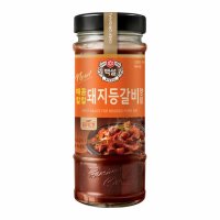 CJ제일제당 백설 매콤 돼지등갈비 양념 470g x6개