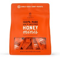 Nature Nates Raw Unfiltered Honey Minis 100 생 꿀 미니 파우치 14g 20개입 x2팩