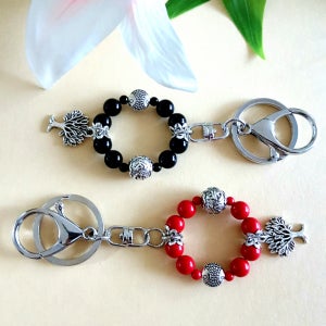 부처님의 깨달음의 상징 보리수나무 옴마니반메훔 키홀더, 루시살롱