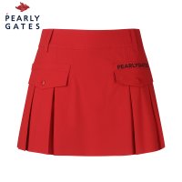 파리게이츠 PEARLY GATES 여성 플랩 플리츠 큐롯 스커트 rva- f 443892