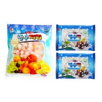 부국 빙수떡 200g 2개 빙수제리 450g 1개