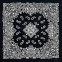 JANN Foulard Paisley 힙합 캐슈 코튼 스퀘 스카프 Bandana WqlM