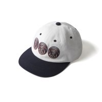 후톤 888 OVERLAP TWO TONE CAP WHITE-NAVY