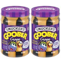 Smuckers Goober 스머커스 구버 땅콩 피넛 버터 포도 젤리 잼 줄무늬 2개