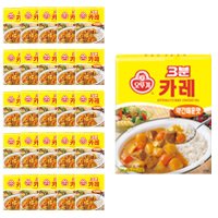 오뚜기 3분 카레 약간매운맛  200g  12개