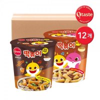 농심태경 핑크퐁 아기상어 떡볶이 짜장맛 6개 궁중불고기맛 6개