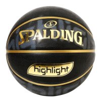 SPALDING 스폴딩 농구 하이라이트 7호구 블랙×골드 농구 바구니 84-538J