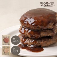 맛있는家 설성목장 한우함박스테이크10팩 한돈 떡갈비10팩