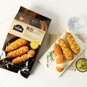 동원 퀴진 치즈 크리스피핫도그 400g x 2봉 (10개입)