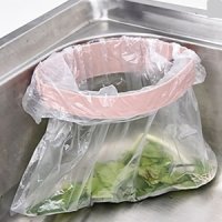 싱크대 코너 음식물 쓰레기 통 비닐 처리 봉투