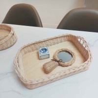 [서울영등포] 감성소품 라탄 사각 XL 우드트레이 만들기 등공예 라탄바구니 원데이 클래스