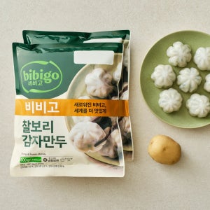 비비고 찰보리 감자만두 600gx2개