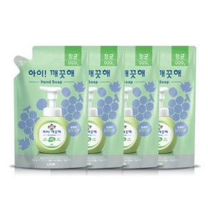 아이깨끗해 청포도 리필 450ml x 4개