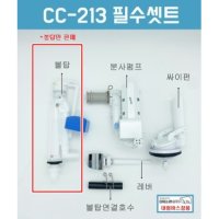 대림변기부속 대림바스변기부속 CC213 필수셋트  1개