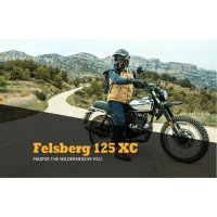 22년 125cc 레트로 클래식 브릭스톤 오토바이 펠스버그 XC / 부캐너/그리폰  크롬