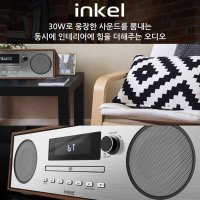 인켈 고출력 미니오디오CD USB 블루투스 알람-취침-T1