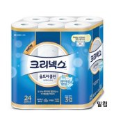 크리넥스 울트라클린 3겹 천연펄프 화장지 33m  24롤  1팩