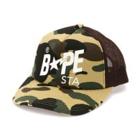 베이프 메쉬캡모자 1ST CAMO STA BAPE