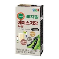 베지밀 에이스 저당 두유 190ml x 16팩  16개