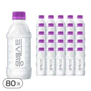 몽베스트 위드어스 무라벨 생수  330ml  80개