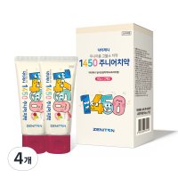 닥터제니 1450 고불소 주니어치약 사과자두향  60g  4개