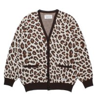 일본 와코마리아 레오파드 니트 자카드 가디건 4컬러 WACKO MARIA LEOPARD KNIT JACQUARD CARDIGAN