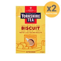 요크셔 티 Yorkshire Tea Malty Biscuit Brew 40티백