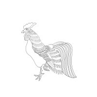 [민화도안] 벽사도 시리즈 : 계도(닭그림), 민화컴퍼니