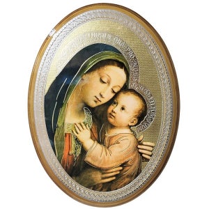 가톨릭천주교성물 이태리 타원이콘성화 착한의견의 어머니E