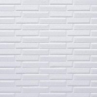 newgood 3D Wood 폼블럭 폼보드 셀프시공 벽시트 White Oblique Brick