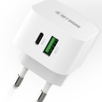 디씨네트워크 25W USB PD PPS C타입 듀얼 멀티 포트 초고속 충전기