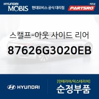 올뉴 i30 사이드미러커버 백미러커버,조수석쪽 (에보니 블랙) (87626G3020EB)