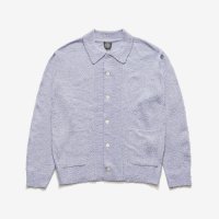 [언어펙티드] BOUCLE SHIRT CARDIGAN (BLUE VIOLET)