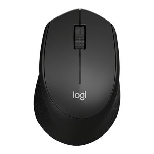 로지텍 무소음 무선 마우스   블랙 M331