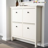 가원샵 이케아 HEMNES 4칸 신발장 신발정리 신발보관