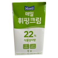 매일유업 매일우유 매일 휘핑크림 22 1L 6개 식물성지방 가당