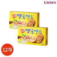 크라운 국희 땅콩샌드 372g x 12개