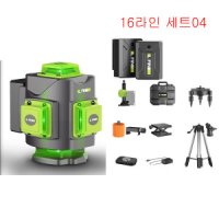 LFINE 3D 그린 16라인 레이저라벨기 레이저레벨기 수평기 세트04 360-04