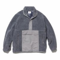 빅웨이브 아노락 후리스 DOWNTOWN ANORAK FLEECE SMOKE