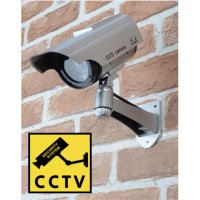 집앞 방범장치 LED불빛 모형 CCTV 카메라 식당 가게